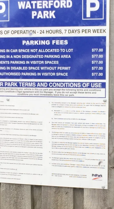 Improve Parking at Waterford Park