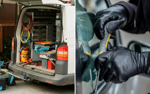 Van and tool theft
