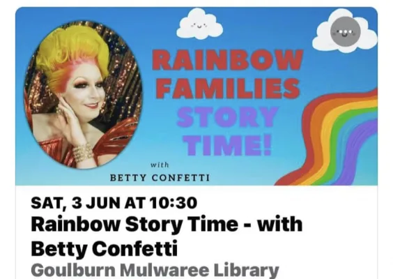 Cancel Drag Storytime @ Goulburn Mulwaree Library