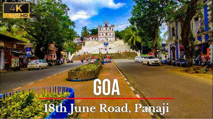 NoMoZo along 18th June Road Panaji
