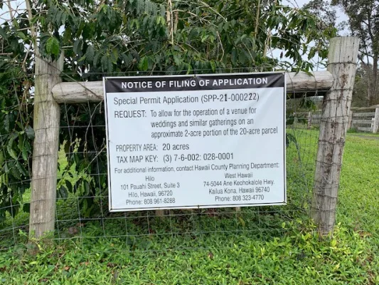 Waiono Ranch Road Petition