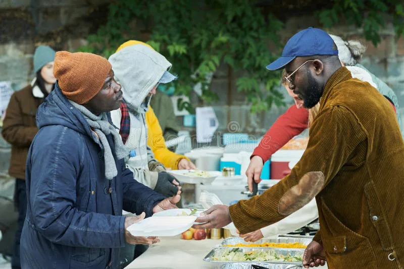 Legalize the public distribution of food to the homeless in all states.