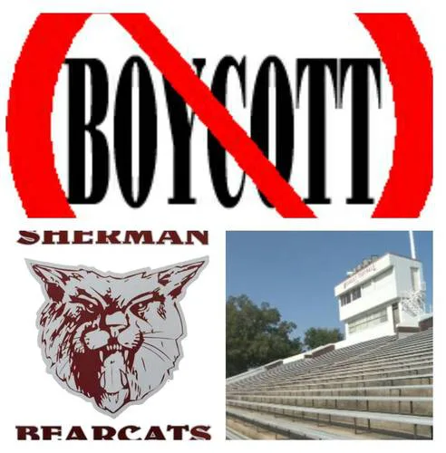 Boycott Sherman, Texas Bearcat Stadium 2015 Rules