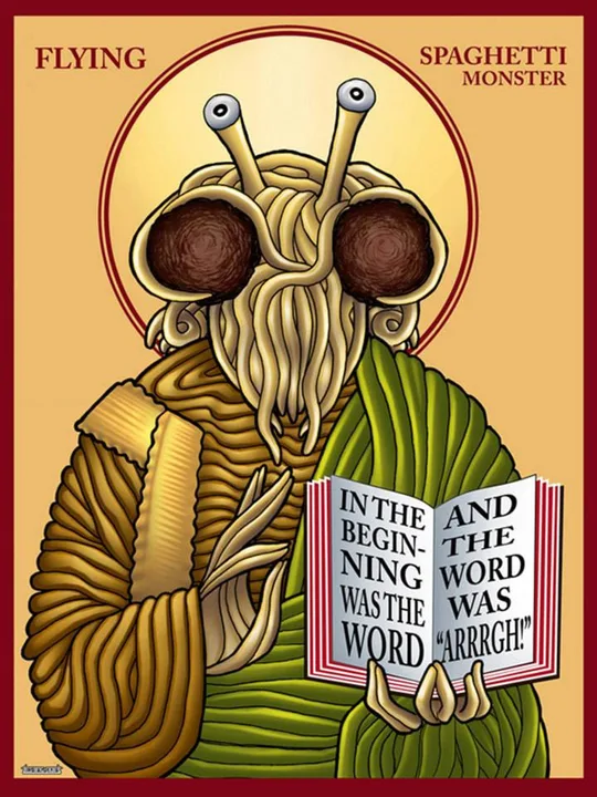 Change the nickname of the Higgs-Boson particle from the "God particle" to the "FSM particle"