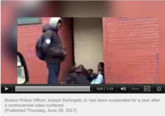 Boston Police Officer Makes Racist Video & Keeps Job!