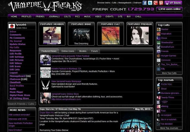 Higher Invite Limits For Vampirefreaks.com Users!