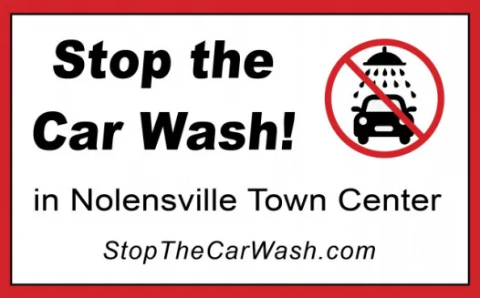 Stop the Car Wash in Nolensville Town Center!