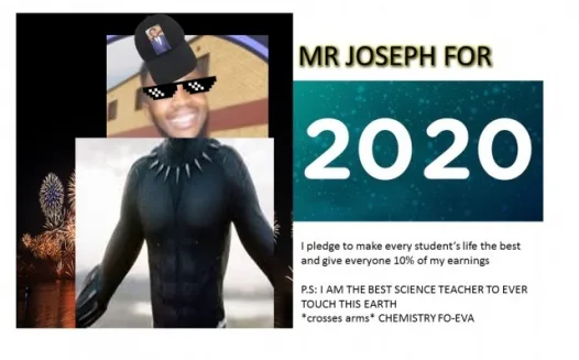 KEEP MR JOSEPH AS OUR TEACHER