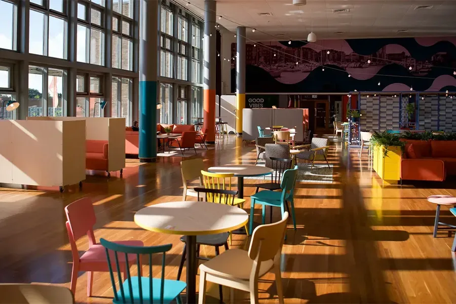 Conversion of Green Room to a common room space