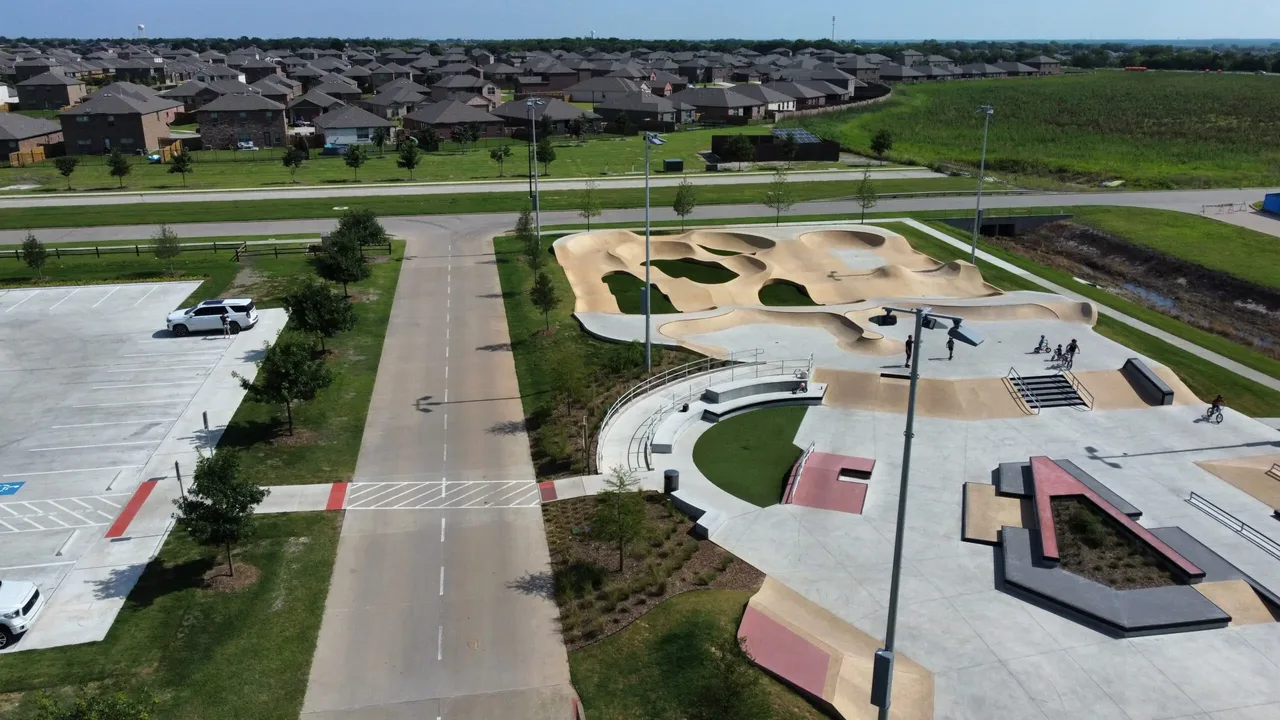 Skatepark in Texarkana, Texas.