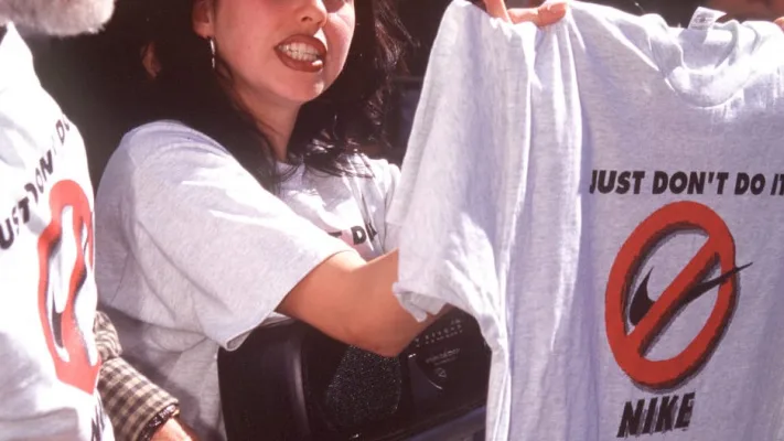 Protest Nike's Unethical Labour Laws, Sweatshops and Child Labour