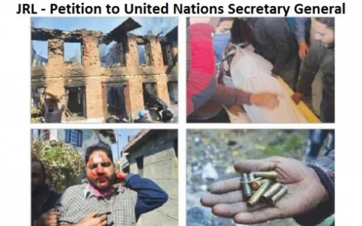 Kashmir's Joint Resistance Leadership Petition to UN Secretary General 22/10/2018