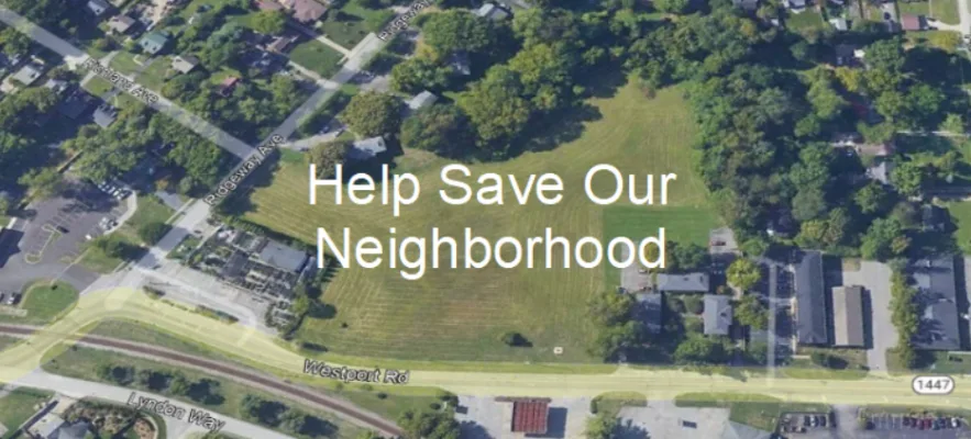 OPPOSE 296 apartments at Ridgeway Ave and Westport Rd.
