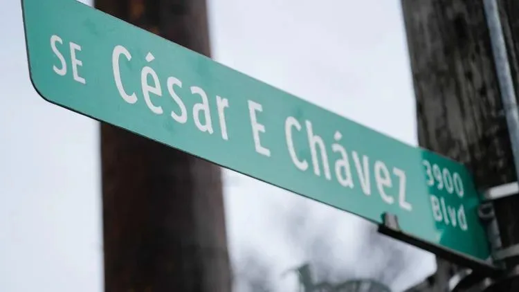 Cesar E. Chavez Boulevard in Portland, Oregon