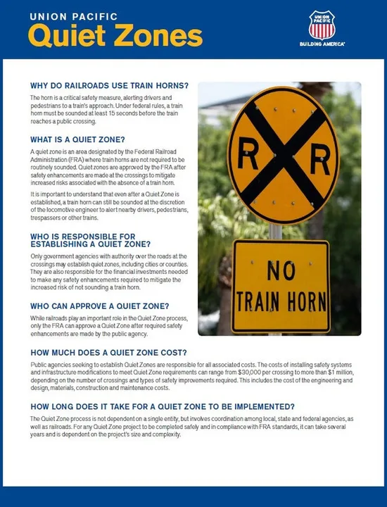 Stop Train Horns City of Elgin