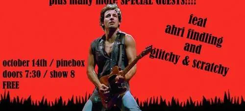 Get Bruce Springsteen to come on my show Not Quite Midnight Oct. 14 at Pine Box Rock Shop