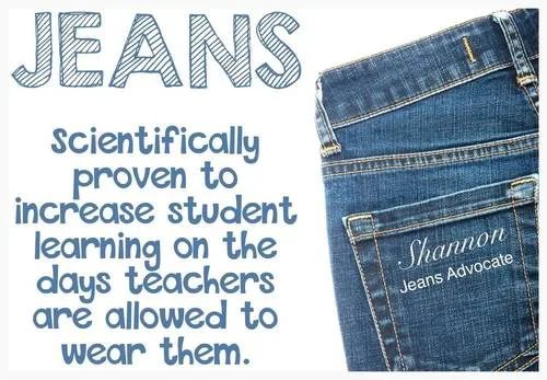 More Jeans Days for our CHE Teachers and Staff