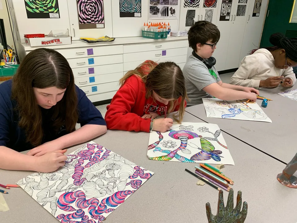 Help support integrating art back into the 6th grade curriculum. If you are an SAU16 resident, please sign your name and town in which you live.