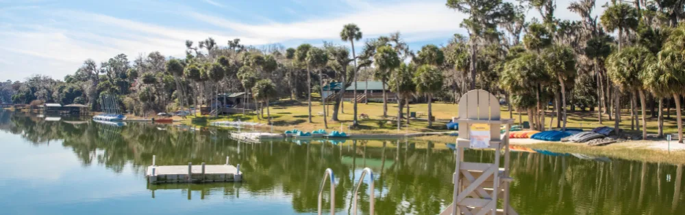 Build a paintball field at Lake Wauberg's South Shore.