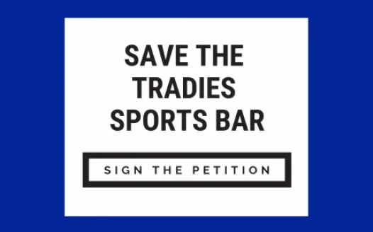 Save the Tradies Sports Bar