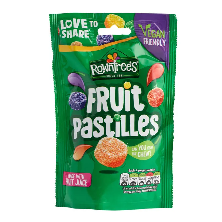 make rowntrees fruit pastilles halal