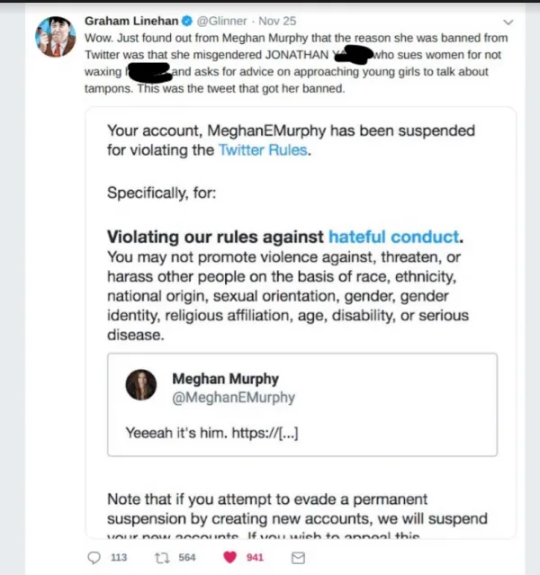 STOP TWITTER SILENCING WOMEN