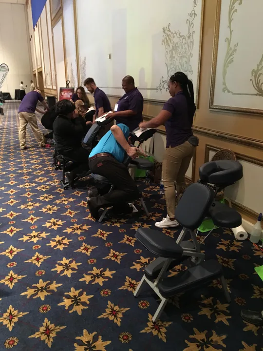 How to get free massages at work