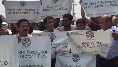 Victims of bahria town We need possession of sector F Lahore no more lolly pops