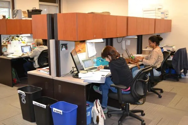 Informatics building and lab building open-space reorganization 