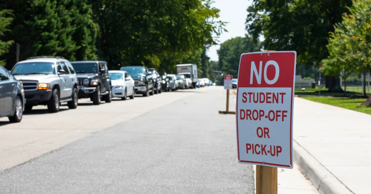Parking at south Malling School