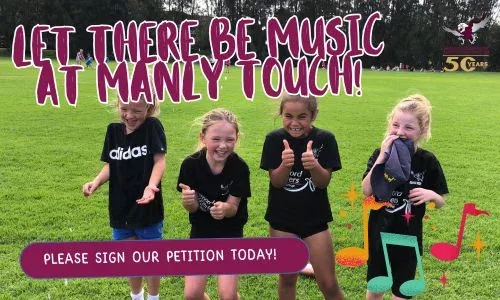Let there be music at Manly Touch!