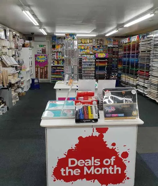 We would like more art materials at Clarkes Rustington