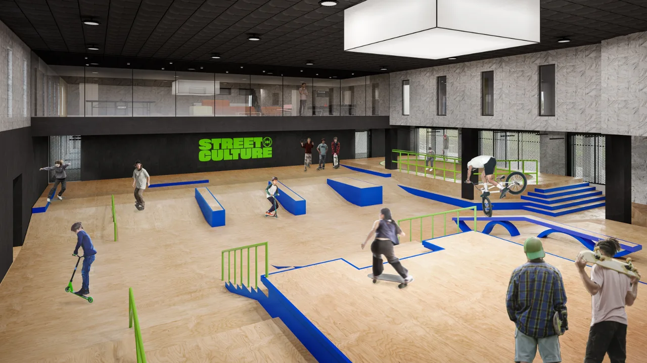 Indoor skatepark in Walsall