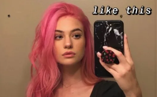 pink hair for madalyn