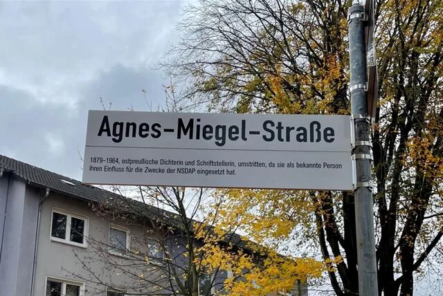 Straßenumbenennung? Nein danke! - Für den Erhalt der Agnes-Miegel-Straße in Hildesheim!