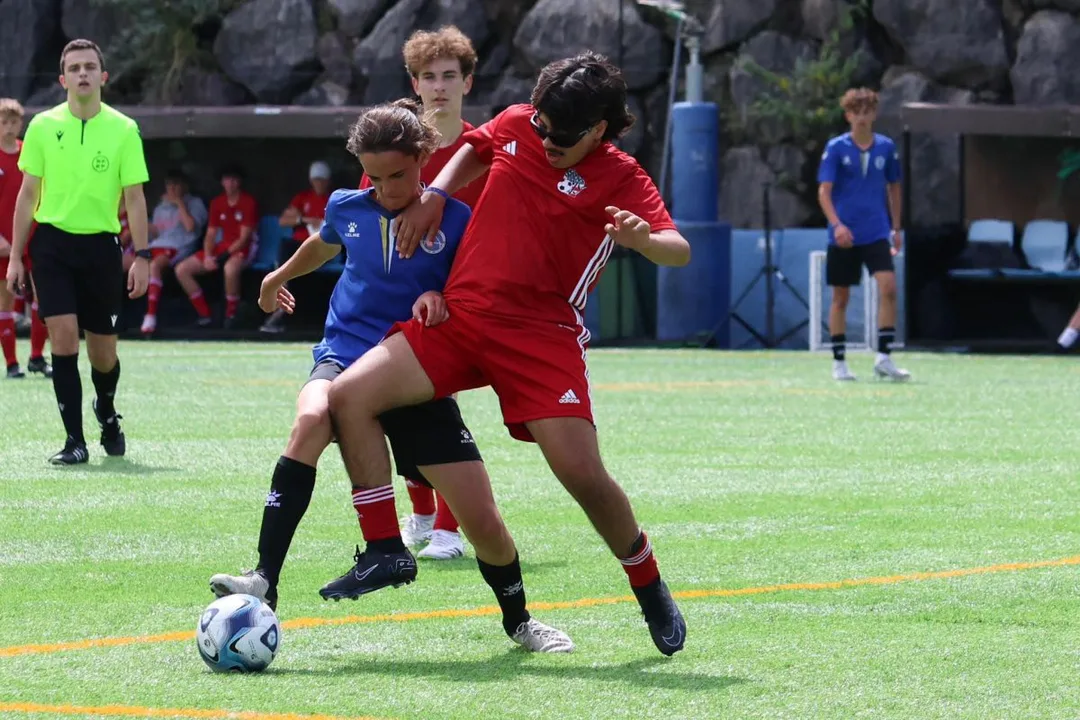Soccer team at the high school