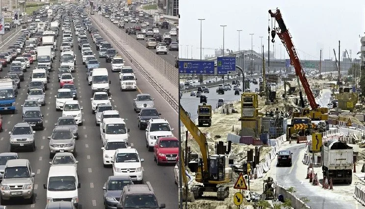 Road access to our homes (the Greens, Dubai)