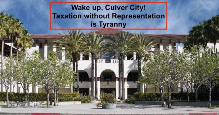 CULVER CITY RESIDENTS -- A RESOLUTION TO NO LONGER ENDORSE A NEGLIGENT CITY COUNCIL.