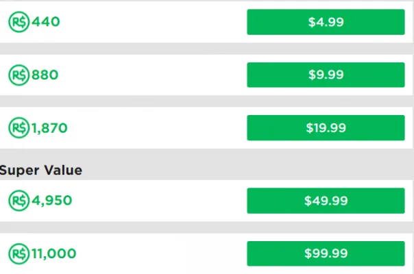 Make ROBLOX Robux Prices fair again!