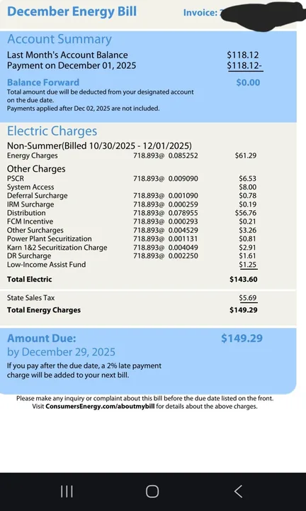 Electricity over charge in society