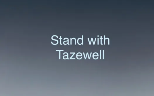 Stand with Tazewell