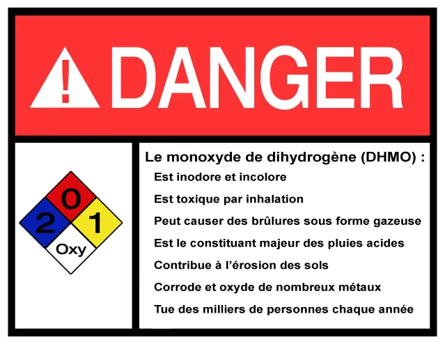 Tous contre le DHMO!