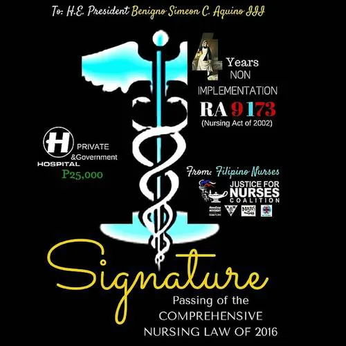 One Signature for Passing the Comprehensive Nursing Law of 2016