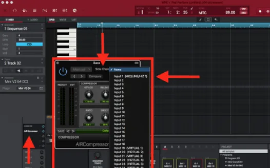 Side-chaining for Akai MPC Software / MPC X / MPC Live