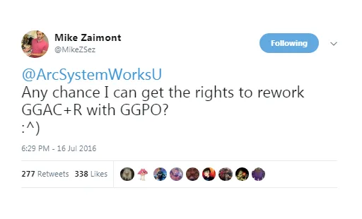 Petition for PS4/PC GGXX ACPR w/ GGPO netcode