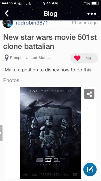 Star Wars: 501st Clone Battallian Movie
