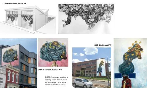 "Mythic Beings" Public Art series with The Nicholson Project