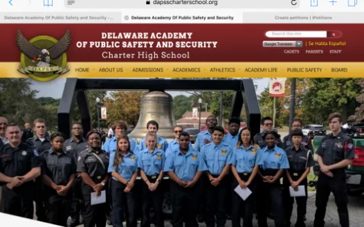 Save the Delaware Academy of Public Safety and Security