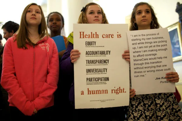 Vote Yes on Healthcare for All Maine Families: Vote Yes on Question 2