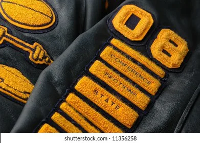 Nicknames on School Jacket